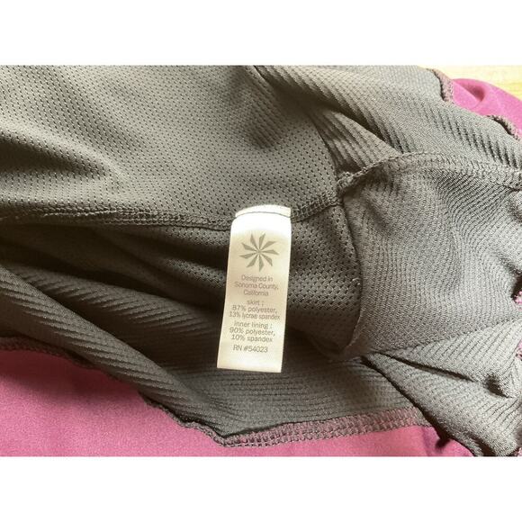 Athleta Floral Garden Swagger Skort Layered In California Plum Active Women's M - Picture 5 of 11